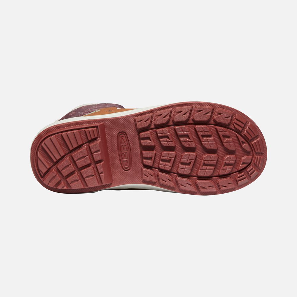 Keen Vinterkängor Barn Bruna/Röda - Kelsa Waterproof - 294351FRC
